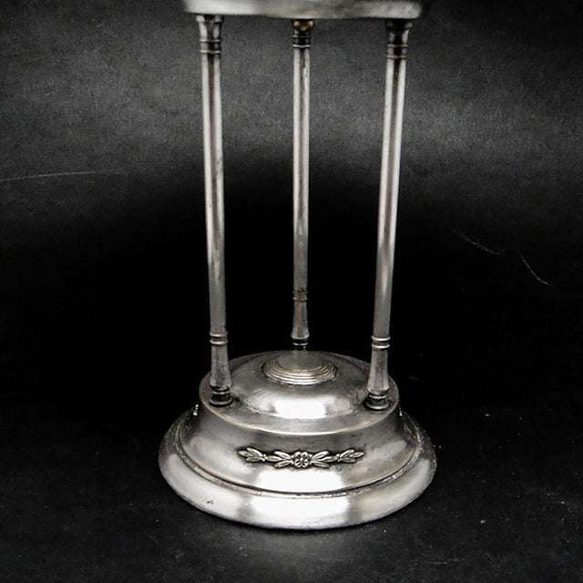 1930s Art Nouveau Column Platter from Argentor, Austro-Hungary, 1900s For Sale - Image 5 of 7