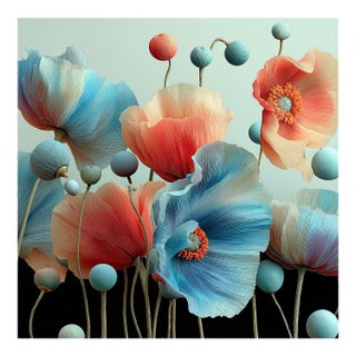 Surreal Poppies Contemporary Photograph For Sale