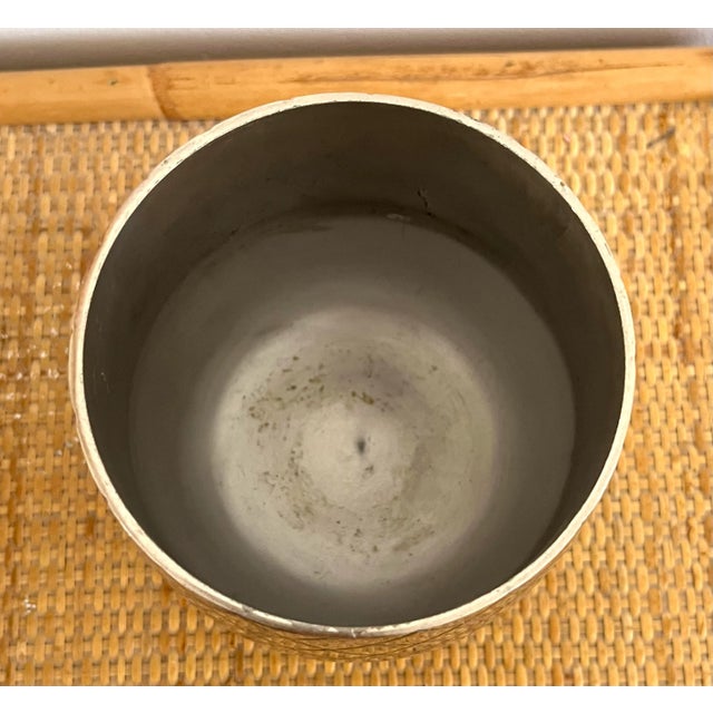 1970s Mid Century Silver Pineapple Ice Bucket For Sale - Image 9 of 11