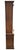 Mid 20th Century Vintage American Mahogany & Bubble Glass Curio Vitrine Bookcase Breakfront For Sale - Image 5 of 18