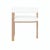 Worlds Away Matthew Izzo Home Jude Cerused Oak Barrel Back Dining Chair For Sale - Image 4 of 5