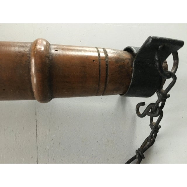 Wabi-Sabi Wooden Load Bearing Device, 1900s For Sale - Image 6 of 16