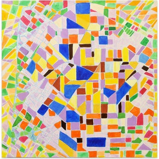 Giorgio Lo Fermo, Puzzle Abstract, 2019, Oil on Canvas For Sale