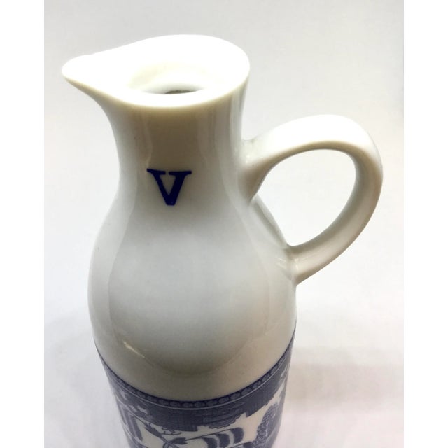 Vintage 1920s Japan Transfer-Ware Sake Pitcher For Sale - Image 9 of 11