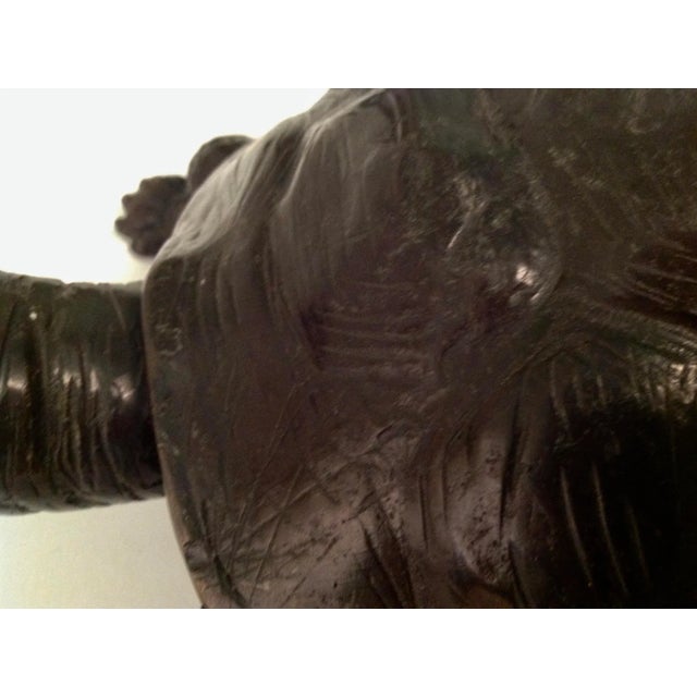 Vintage Bronze Turtle Figurine For Sale In Baton Rouge - Image 6 of 11
