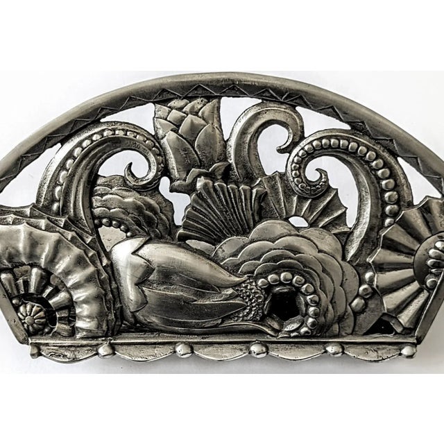 Single French Art Deco Octopus Wall Sconce For Sale - Image 4 of 6