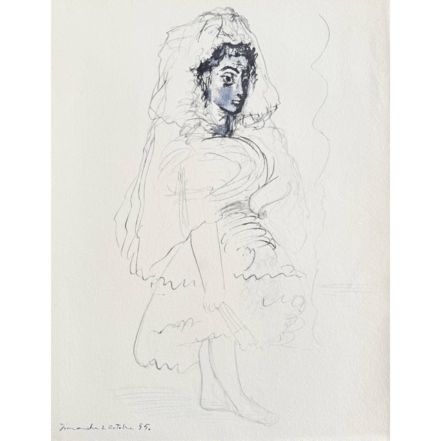 Pablo Picasso, Jacqueline en espagnole, 1967, Lithograph For Sale - Image 10 of 10