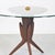 Italian Round Wooden and Crystal Living Room Table attributed to Osvaldo Borsani, 1960s For Sale - Image 13 of 13