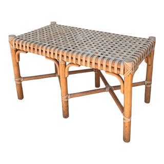 Modern McGuire Furniture Company Bamboo Bench For Sale