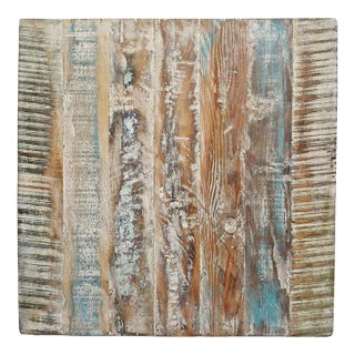 Vintage Rustic Reclaimed Wood Flooring Tiles For Sale