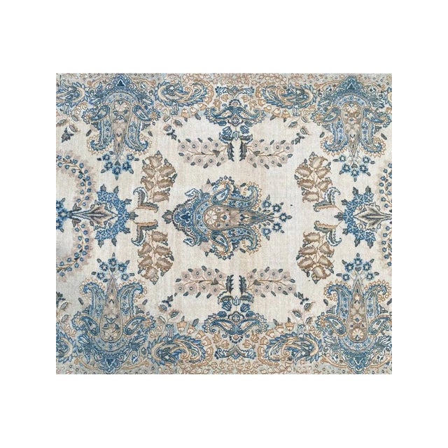 1940s Vintage Old Persian Kerman Area Rug 4x7 For Sale - Image 11 of 12