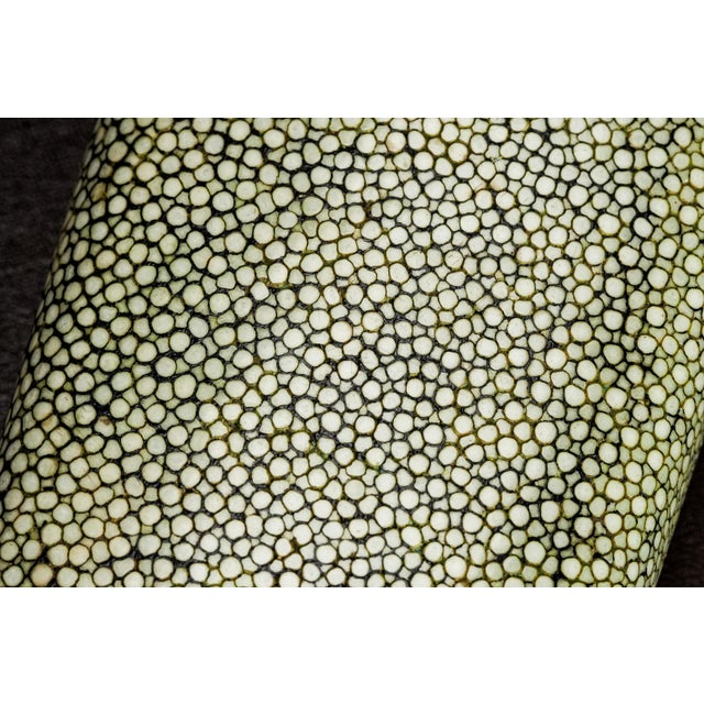 Rare 18th Century Shagreen Leather Sterling Silver Etui Desk Measurement Kit For Sale In New York - Image 6 of 17