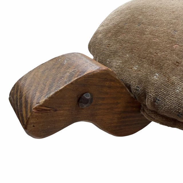 1970s Vintage Turtle Footstool For Sale - Image 5 of 9
