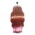 Murano Chandelier Pink Prism Glass, 242 Pieces For Sale