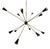 Vintage Space Age Sputnik Pendant Lamp, 1950s For Sale