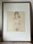 Realism Custom Framed Nude Drawing-Signed-1960's For Sale - Image 3 of 5