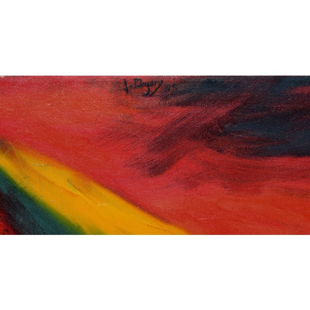 1980s l'Enfer De Deux - Abstract Figurative by J. Gregory For Sale - Image 5 of 5