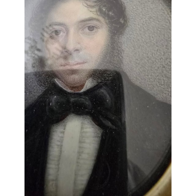 Antique Museum Miniature Painting of Distinguished Gentleman For Sale In Boston - Image 6 of 8