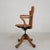 Oak Office Chair with Adjustable Spring System and Height Adjustment, 1950s For Sale - Image 16 of 18