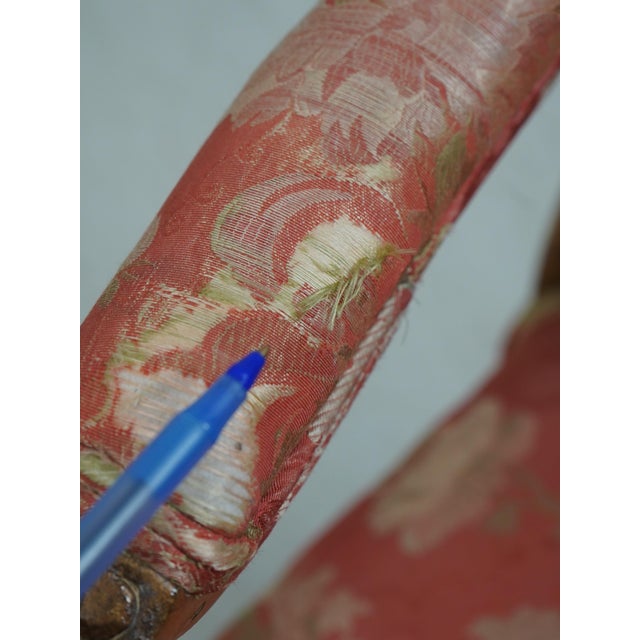 Pair of Meyer-Gunther French Louis XVI Giltwood Carved Armchairs For Sale - Image 15 of 18