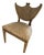 Dixie & Grace Shield‑Back Occasional Chair – Gilt Accents & Custom Upholstery For Sale