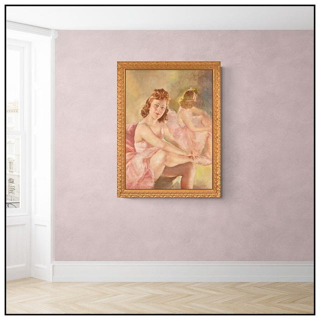 Message us to inquire about custom framing options! (Included for free with every purchase) The artwork here, "En Pointe...