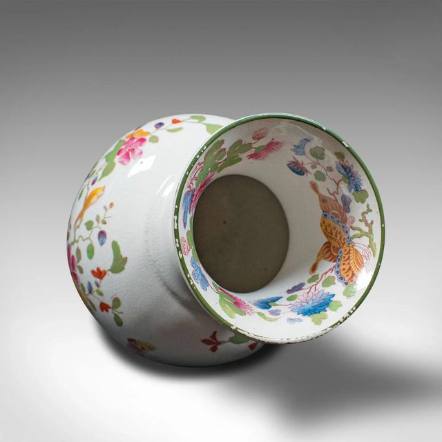 1920s Antique English Ceramic Baluster Posy Vase For Sale - Image 12 of 13