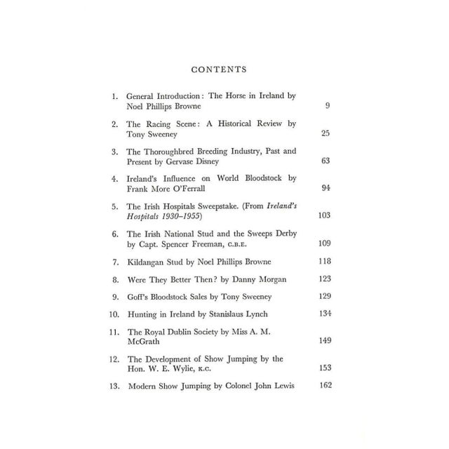 "The Horse in Ireland" 1967 Browne, Noel Phillips [Edited By] For Sale - Image 4 of 10