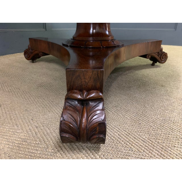 William IV Rosewood Table, 1835 For Sale - Image 9 of 16