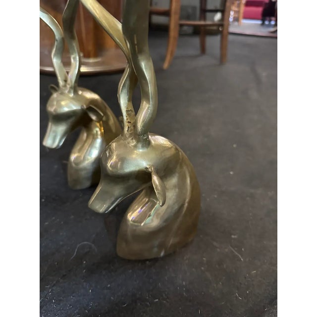 1970s Kudu Antelopes by Karl Springer, 1972, Set of 2 For Sale - Image 5 of 7