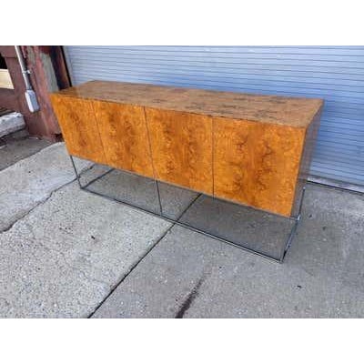 Milo Baughman Olive Burl Wood Credenza by Thayer Coggin, 1970 For Sale - Image 15 of 18