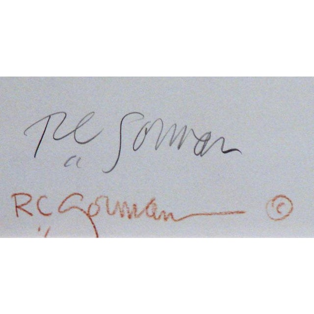 Offset Lithograph by R.C. Gorman "Shadow " Hand Signed by R.C Gorman Art Size: 32" x 39" Image Size: 22" x 29" Condition:...