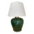 1980s Italian Table Lamp 35" H With Antique Glazed Amphora Base For Sale