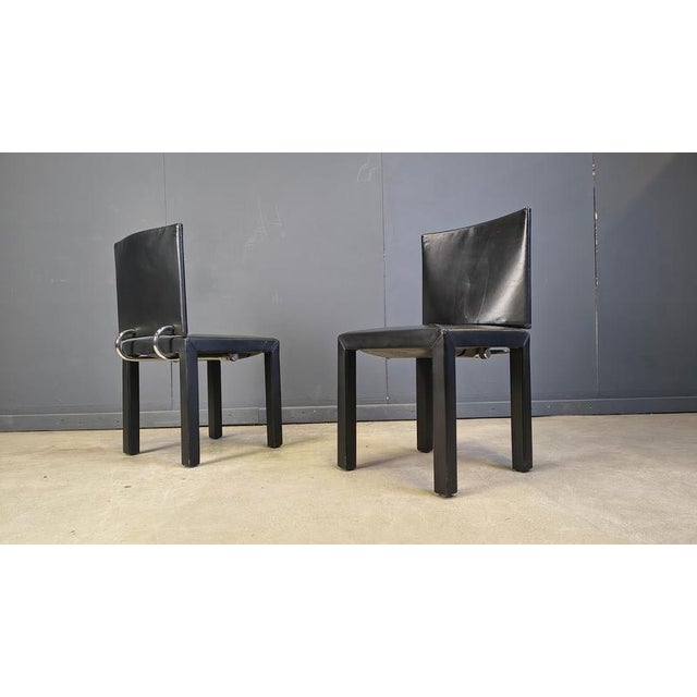 Arcadia Dining Chairs by Paolo Piva for B& B Italia, 1980s, Set of 6 For Sale - Image 3 of 16