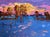 Oil Painting in the Evening in the Cold Oksana Ivanyuk For Sale