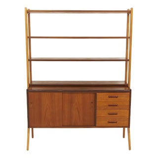 Scandinavian Teak Secretary, Sweden, 1960 For Sale