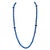 2020s Lapis Lazuli Single Strand Necklace 14 Kt Roundel Yellow Gold , 32 Inch For Sale - Image 5 of 8
