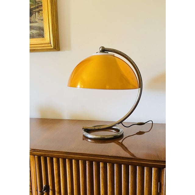 Space Age Yellow Table Lamp, France, 1960s For Sale - Image 6 of 18