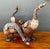 Mid-Century Modern Vintage Carved Wood Goose Sculptures - Set of 3 For Sale - Image 3 of 18