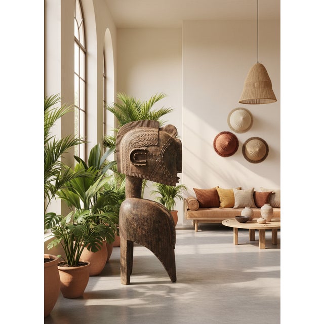 1950s Guinean Artist, Large Baga Nimba Statue, 1800s, Wood For Sale - Image 5 of 6