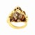 Contemporary Vintage 18k Gold Diamond Cocktail Ring, Size 7 For Sale - Image 3 of 6