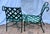Lane Venture Green Metal Patio Chairs -Set of 4