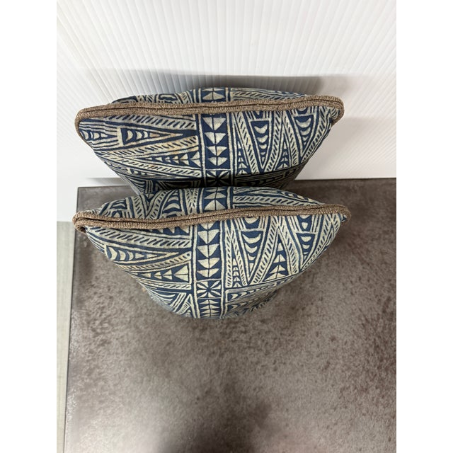 Gray David Duncan for Fortuny Mellila Decor Pillows, Pair For Sale - Image 8 of 12