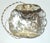 1960s Silver Plated Brass Swing Handle Basket Dish For Sale - Image 4 of 11