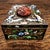 Paint Early 20th Century Chinese Jade and Enamel Cloisonne Hinged Metal Box For Sale - Image 7 of 9