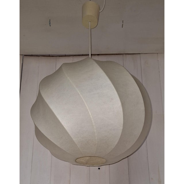 Cocoon Ceiling Lamp by Linus Bopp, 1970s For Sale - Image 6 of 9