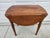 Baker Furniture Mahogany Pembroke Drop-Leaf Side Table Satinwood Inlay For Sale - Image 6 of 12