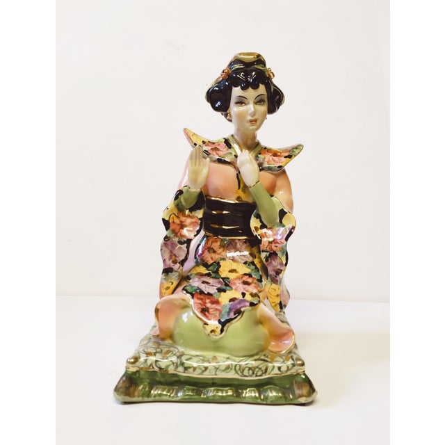 Porcelain sculpture by Bruno Girardi,ex Lenci. Made by Ars Nova, Italy,1950s. Ars Nova factory during only five years and...