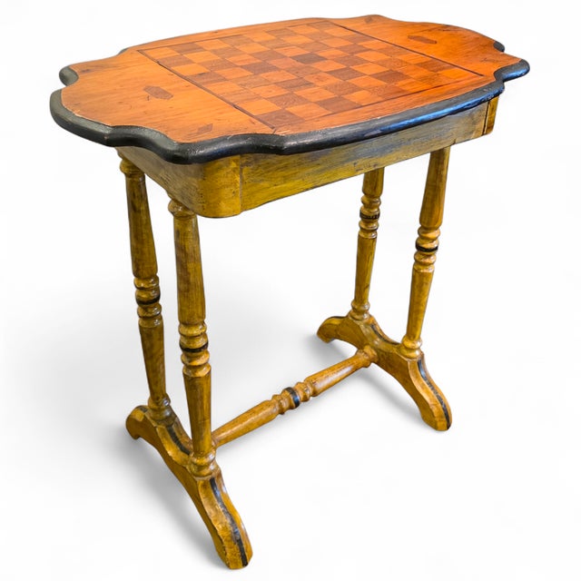 Antique Early 19th Century English Country Style Single-Drawer Chess or Games Table For Sale - Image 14 of 14