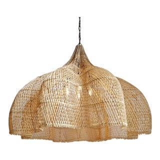 Matador Wicker Chandelier Medium For Sale